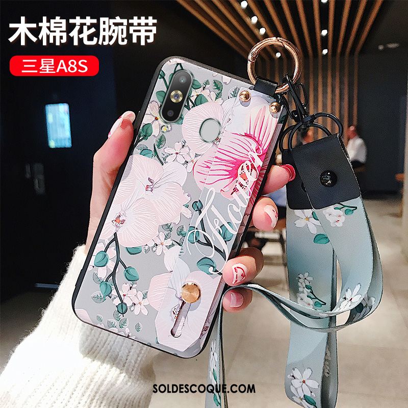 Coque Samsung Galaxy A8s Fleur Protection Tendance Incassable Petit Soldes