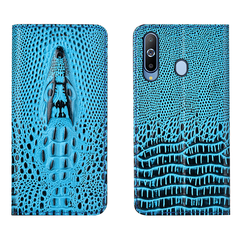 Coque Samsung Galaxy A8s Incassable Étoile Étui Étui En Cuir Jaune Pas Cher