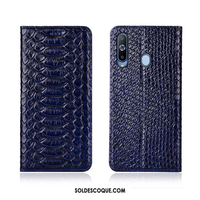 Coque Samsung Galaxy A8s Nouveau Protection Étui Clamshell Cuir Véritable En Ligne