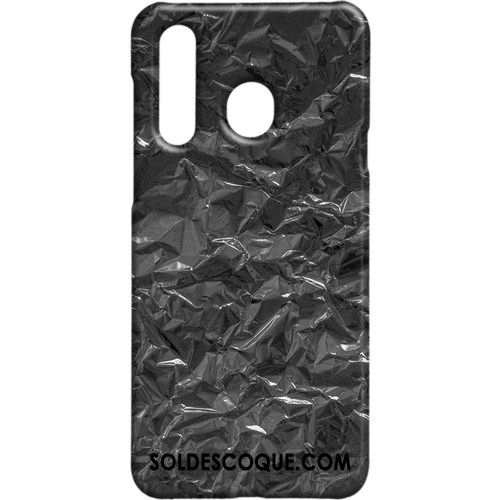 Coque Samsung Galaxy A8s Protection Métal Délavé En Daim Étui Vent Pas Cher