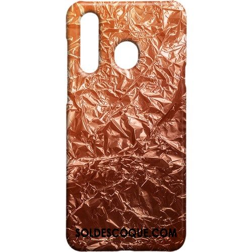 Coque Samsung Galaxy A8s Protection Métal Délavé En Daim Étui Vent Pas Cher