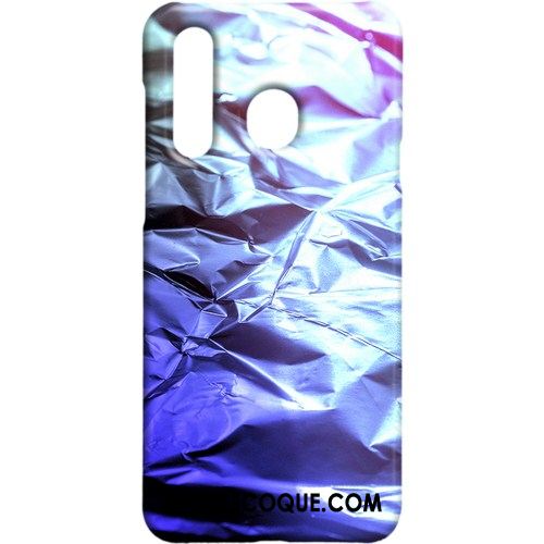 Coque Samsung Galaxy A8s Protection Métal Délavé En Daim Étui Vent Pas Cher