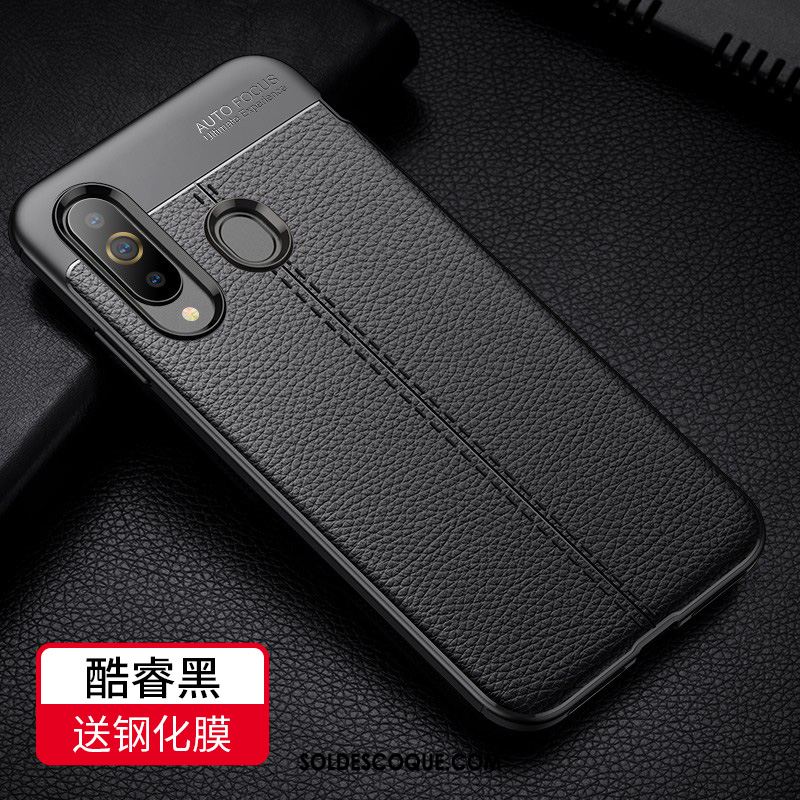 Coque Samsung Galaxy A8s Tout Compris Étoile Étui Étui En Cuir Gris Pas Cher