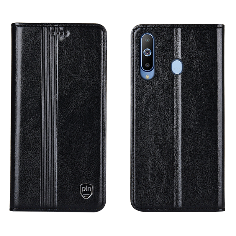 Coque Samsung Galaxy A8s Étui Étui En Cuir Étoile Incassable Cuir Véritable Soldes