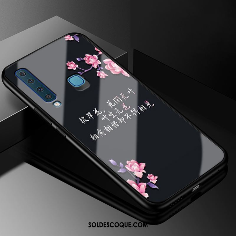 Coque Samsung Galaxy A9 2018 Charmant Silicone Rose Incassable Téléphone Portable En Ligne