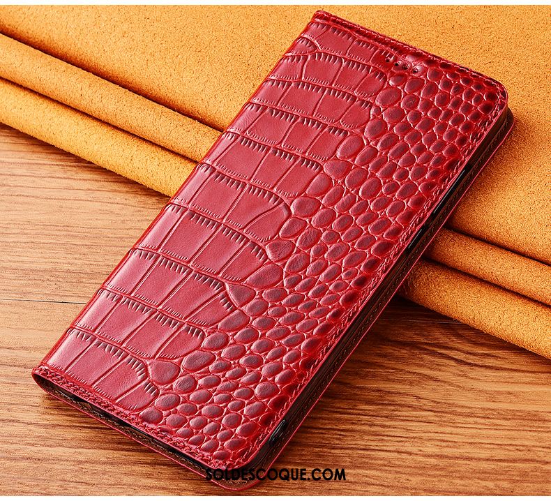 Coque Samsung Galaxy A9 2018 Crocodile Fluide Doux Protection Nouveau Cuir Véritable France