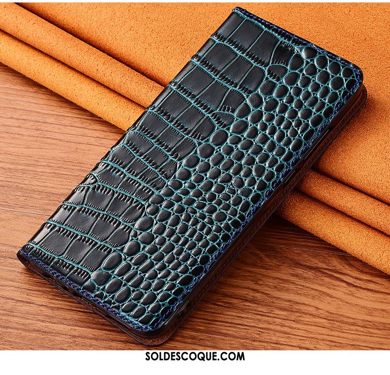 Coque Samsung Galaxy A9 2018 Crocodile Fluide Doux Protection Nouveau Cuir Véritable France