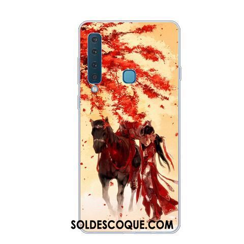 Coque Samsung Galaxy A9 2018 Dessin Animé Rose Étui Étoile Téléphone Portable Soldes