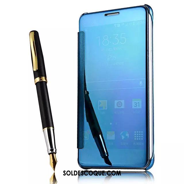 Coque Samsung Galaxy A9 2018 Dormance Miroir Téléphone Portable Étoile Étui Soldes