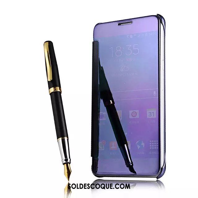 Coque Samsung Galaxy A9 2018 Dormance Miroir Téléphone Portable Étoile Étui Soldes