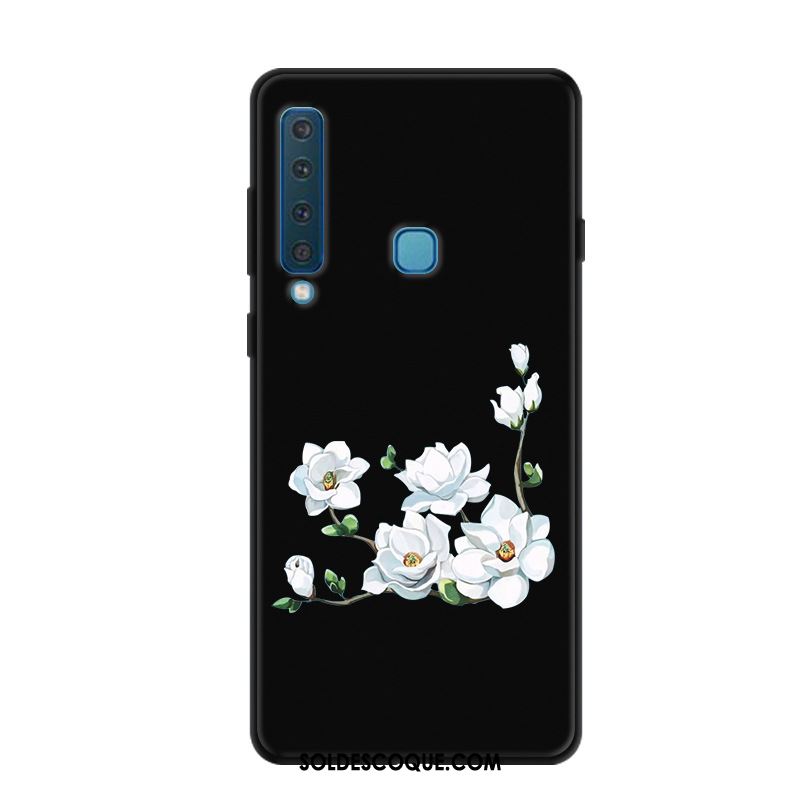 Coque Samsung Galaxy A9 2018 Drôle Étui Noir Étoile Incassable France