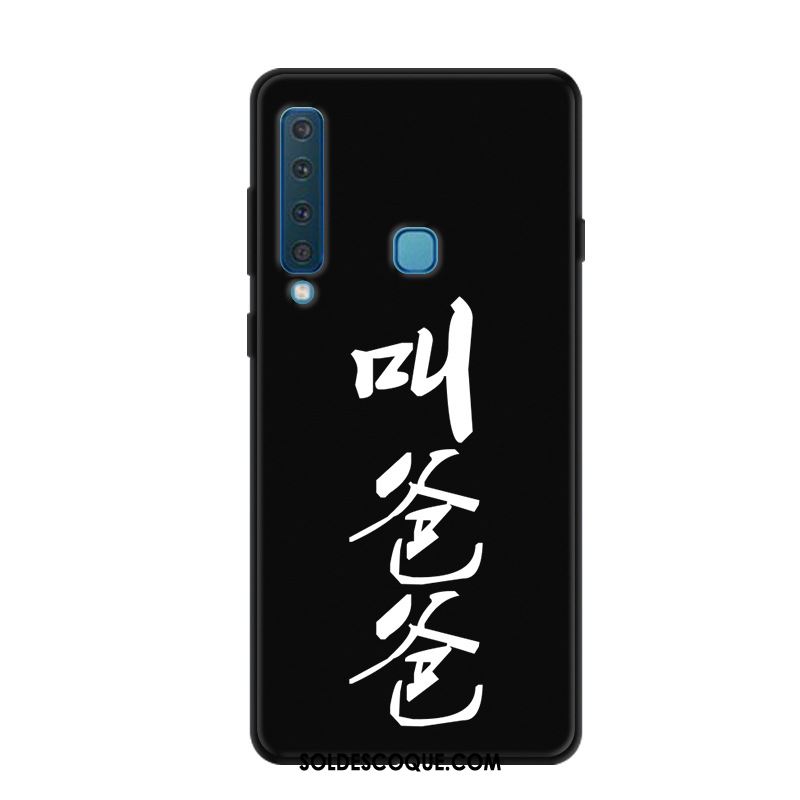 Coque Samsung Galaxy A9 2018 Drôle Étui Noir Étoile Incassable France