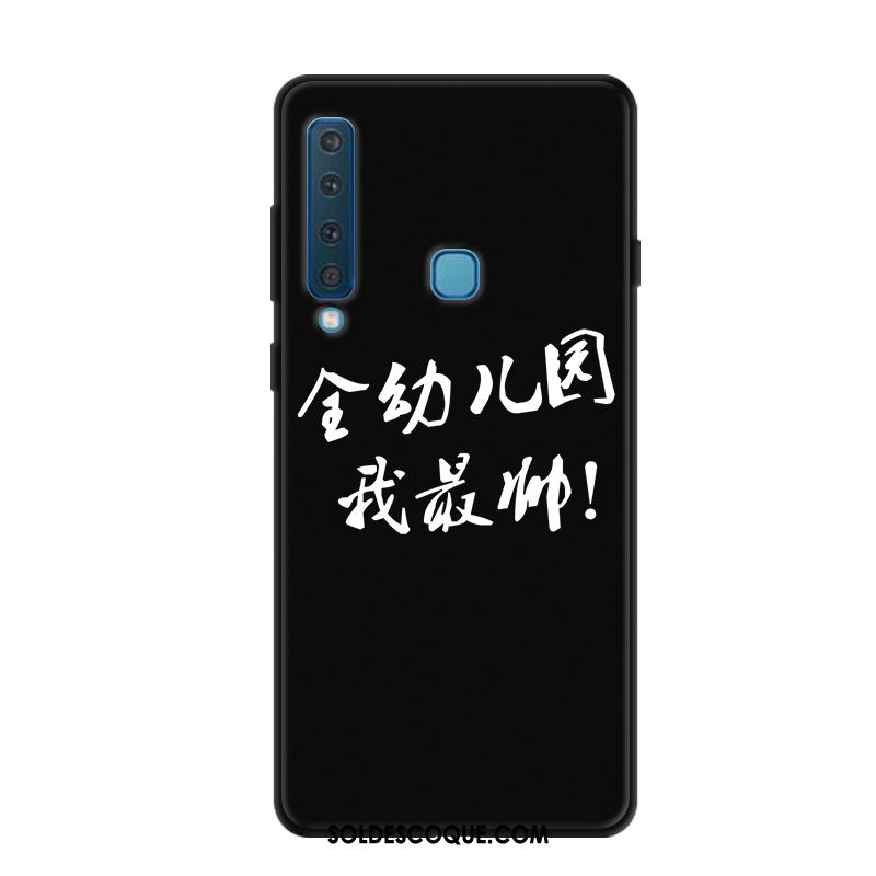 Coque Samsung Galaxy A9 2018 Drôle Étui Noir Étoile Incassable France