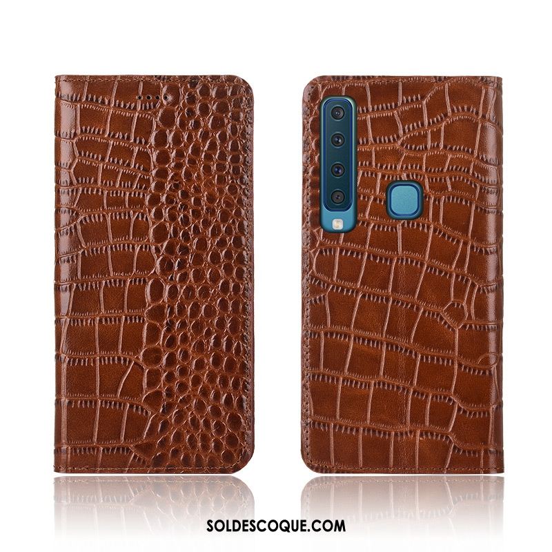 Coque Samsung Galaxy A9 2018 Fluide Doux Étoile Étui En Cuir Tout Compris Incassable En Vente