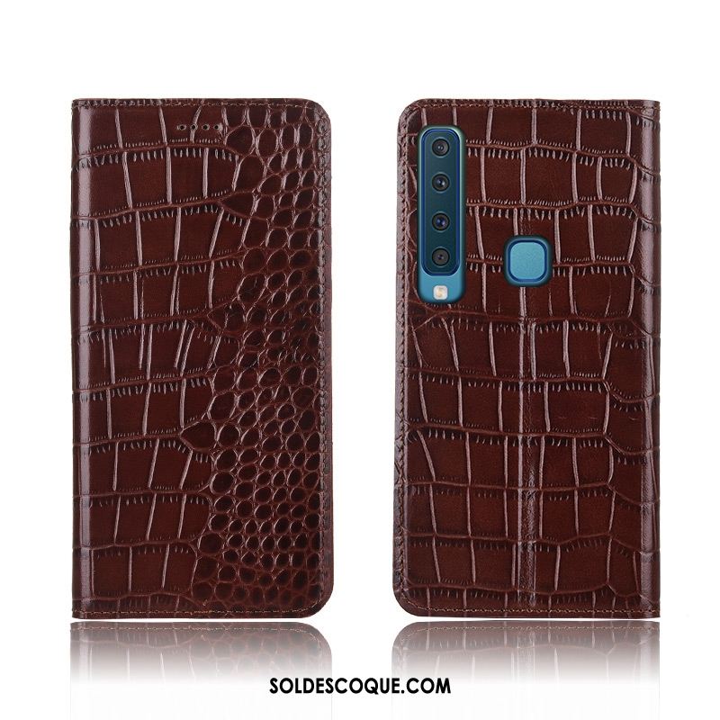 Coque Samsung Galaxy A9 2018 Fluide Doux Étoile Étui En Cuir Tout Compris Incassable En Vente