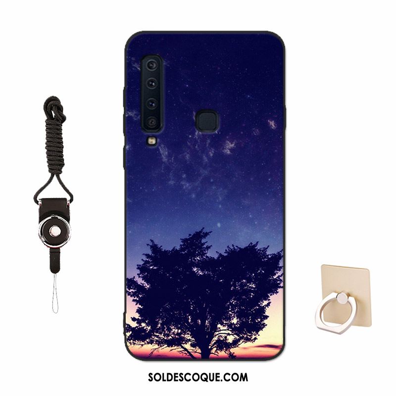 Coque Samsung Galaxy A9 2018 Protection Silicone Personnalité Mode Rouge Housse En Vente