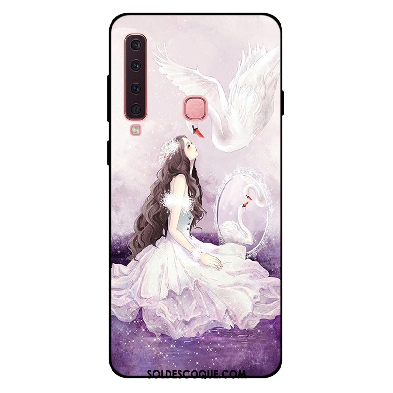 Coque Samsung Galaxy A9 2018 Silicone Étoile Tout Compris Fluide Doux Protection Pas Cher