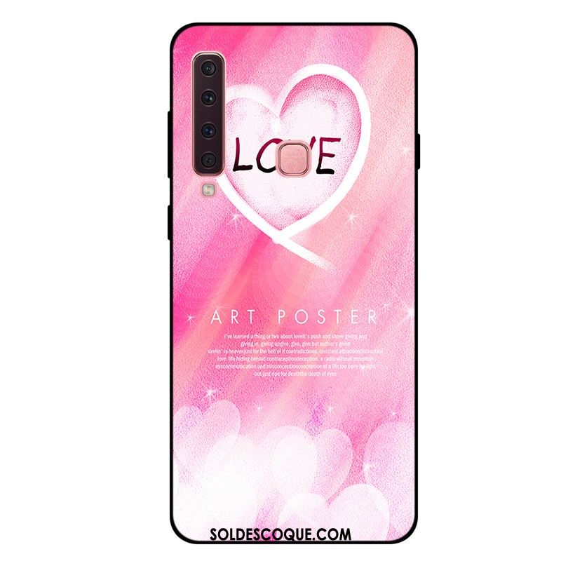 Coque Samsung Galaxy A9 2018 Tout Compris Bleu Téléphone Portable Étoile Étui Pas Cher