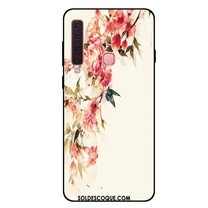 Coque Samsung Galaxy A9 2018 Tout Compris Bleu Téléphone Portable Étoile Étui Pas Cher