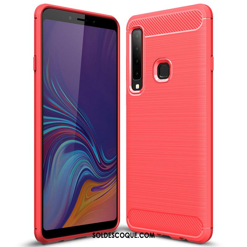 Coque Samsung Galaxy A9 2018 Tout Compris Téléphone Portable Protection Rouge Silicone En Ligne