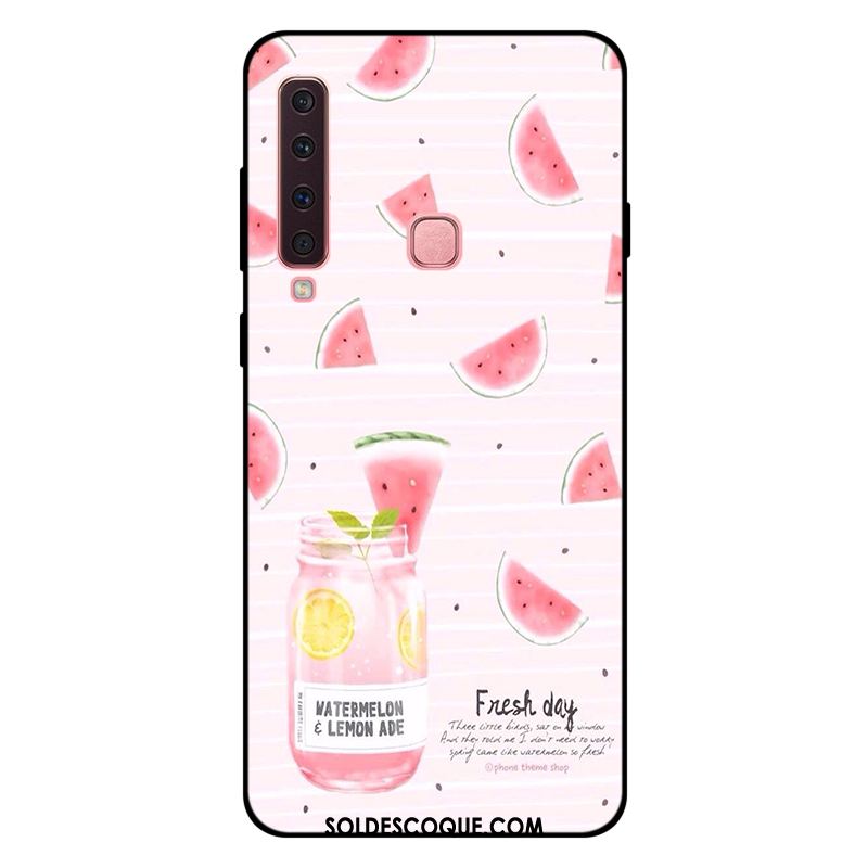 Coque Samsung Galaxy A9 2018 Tout Compris Vert Frais Silicone Téléphone Portable Housse Soldes