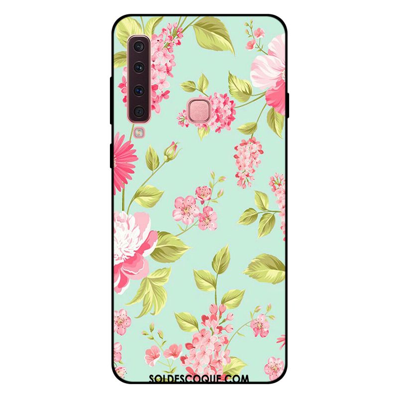 Coque Samsung Galaxy A9 2018 Tout Compris Vert Frais Silicone Téléphone Portable Housse Soldes