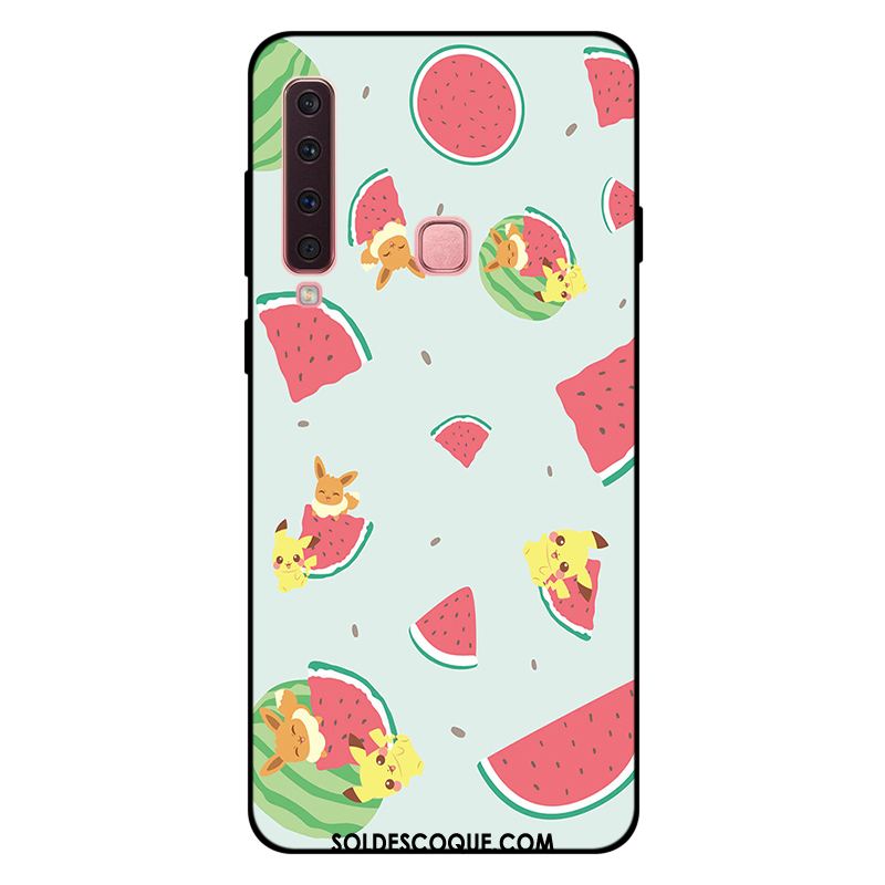 Coque Samsung Galaxy A9 2018 Tout Compris Vert Frais Silicone Téléphone Portable Housse Soldes