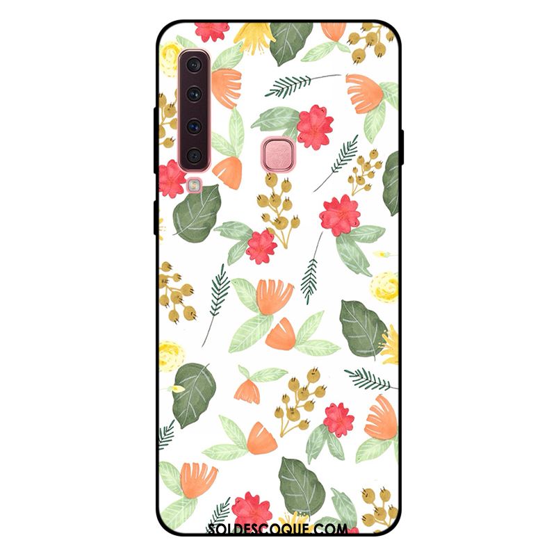 Coque Samsung Galaxy A9 2018 Tout Compris Vert Frais Silicone Téléphone Portable Housse Soldes