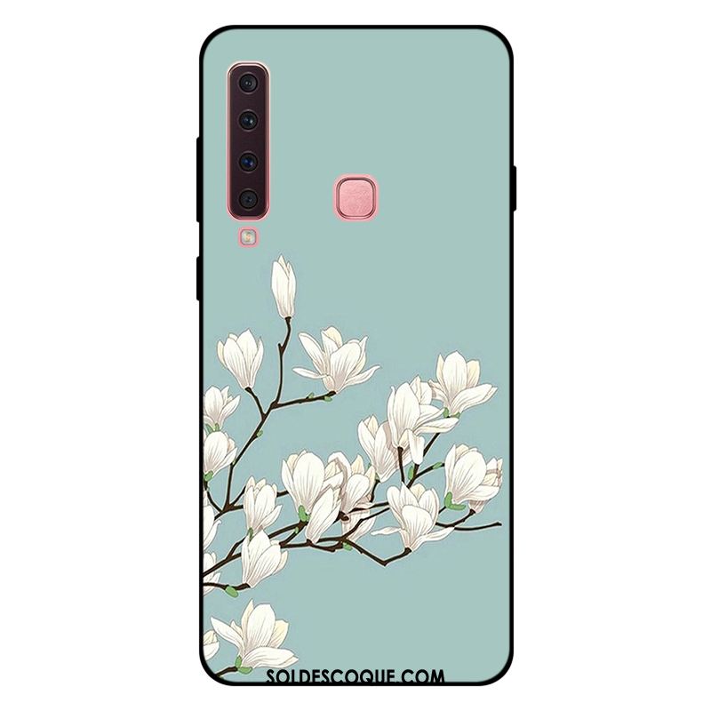 Coque Samsung Galaxy A9 2018 Tout Compris Vert Frais Silicone Téléphone Portable Housse Soldes