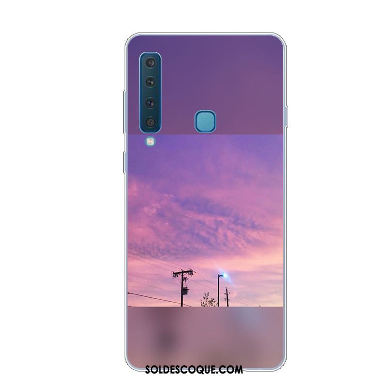 Coque Samsung Galaxy A9 2018 Téléphone Portable Personnalité Créatif Fluide Doux Clair En Vente