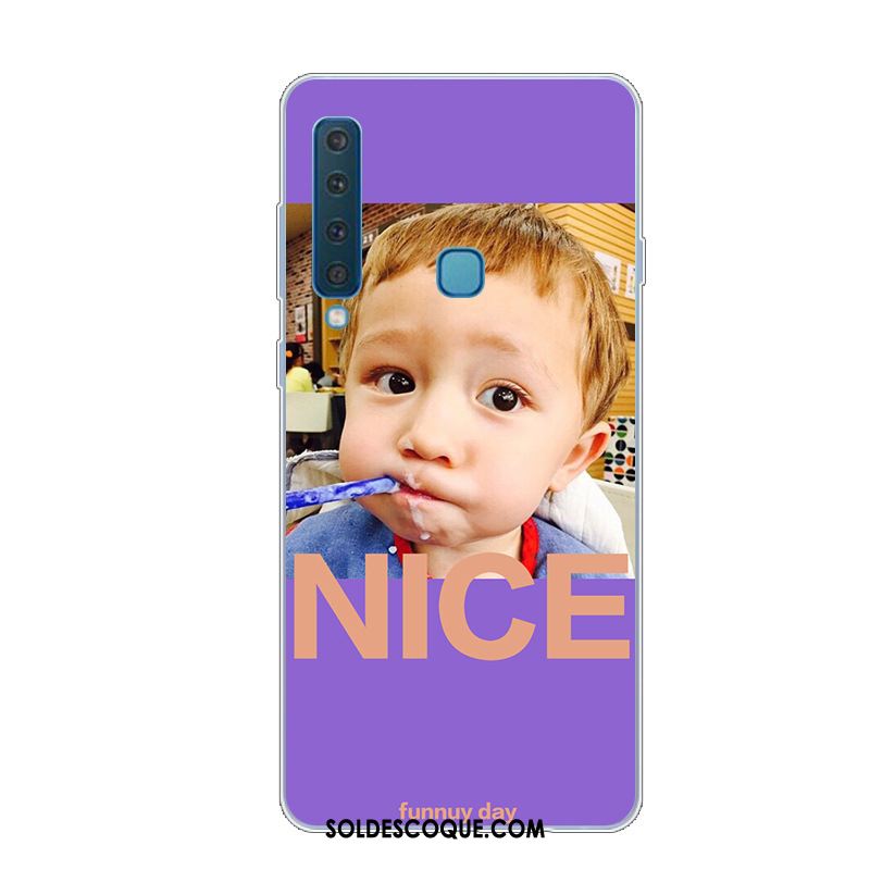 Coque Samsung Galaxy A9 2018 Téléphone Portable Personnalité Créatif Fluide Doux Clair En Vente