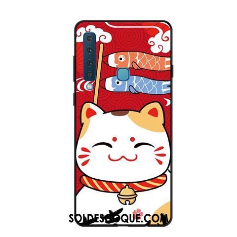 Coque Samsung Galaxy A9 2018 Étoile Rouge Richesse Étui Incassable Soldes