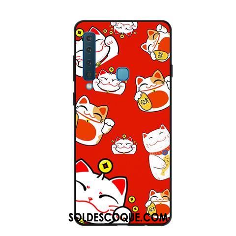 Coque Samsung Galaxy A9 2018 Étoile Rouge Richesse Étui Incassable Soldes