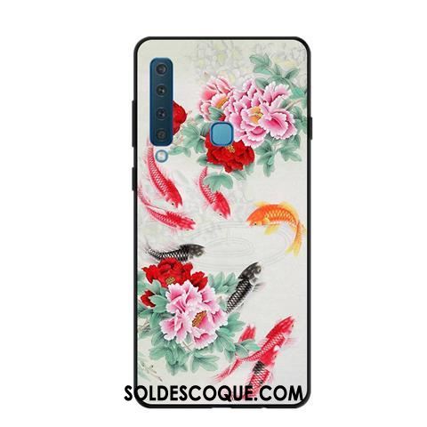 Coque Samsung Galaxy A9 2018 Étoile Rouge Richesse Étui Incassable Soldes