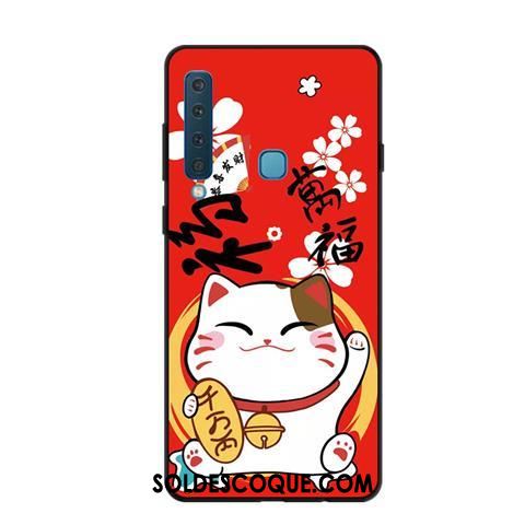 Coque Samsung Galaxy A9 2018 Étoile Rouge Richesse Étui Incassable Soldes