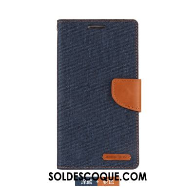 Coque Samsung Galaxy A9 2018 Étui En Cuir Étoile Portefeuille Protection Bleu France