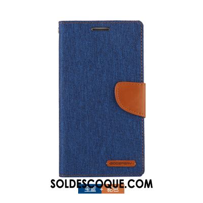 Coque Samsung Galaxy A9 2018 Étui En Cuir Étoile Portefeuille Protection Bleu France