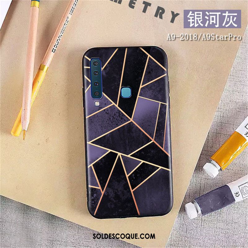 Coque Samsung Galaxy A9 2018 Étui Incassable Téléphone Portable Violet Protection France