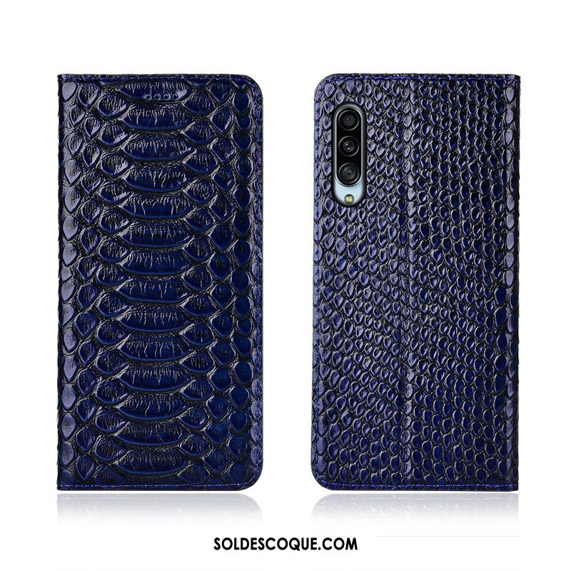 Coque Samsung Galaxy A90 5g Cuir Véritable Tout Compris Marque De Tendance Fluide Doux Silicone Housse En Vente