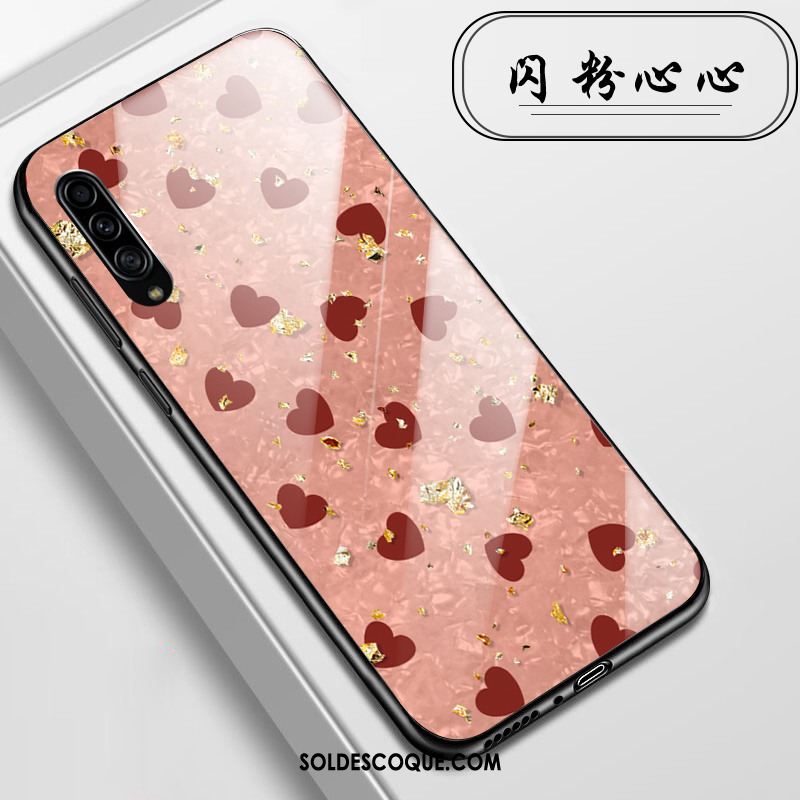 Coque Samsung Galaxy A90 5g Léopard Amour Protection Rose Étui Housse En Ligne