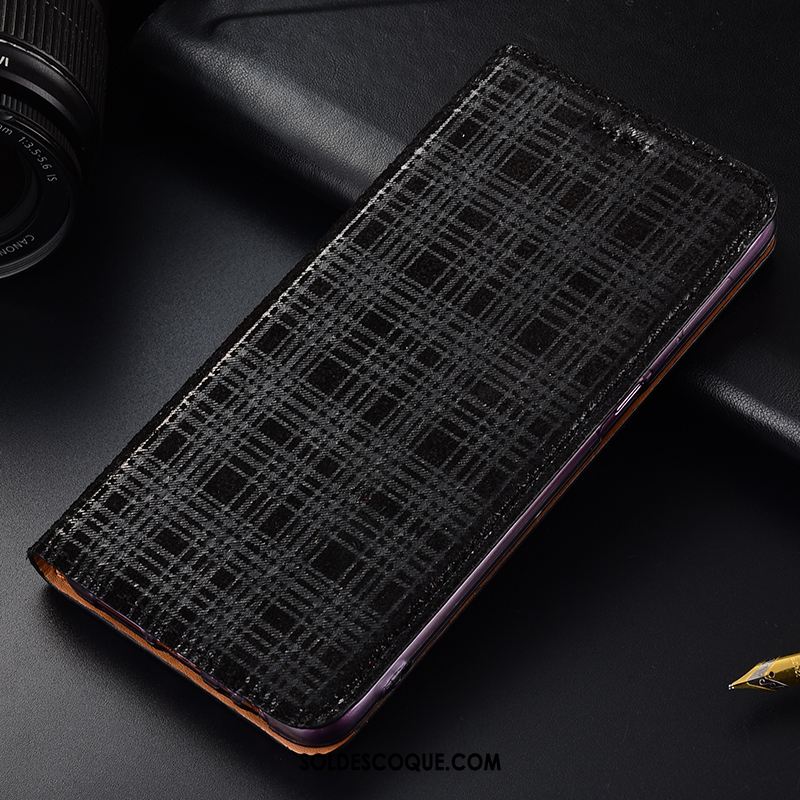 Coque Samsung Galaxy A90 5g Noir Cuir Véritable Téléphone Portable Étoile Incassable En Ligne