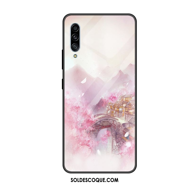 Coque Samsung Galaxy A90 5g Noir Téléphone Portable Difficile Verre Personnalisé En Vente