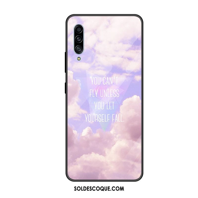 Coque Samsung Galaxy A90 5g Noir Téléphone Portable Difficile Verre Personnalisé En Vente