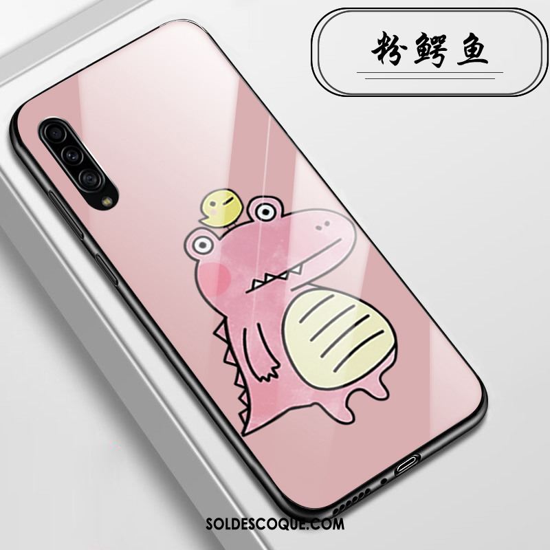 Coque Samsung Galaxy A90 5g Rose Protection Dessin Animé Étoile Verre Soldes