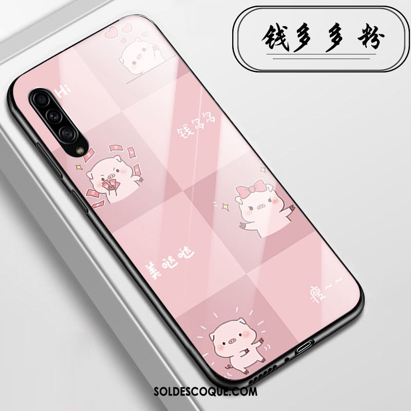 Coque Samsung Galaxy A90 5g Rose Protection Dessin Animé Étoile Verre Soldes