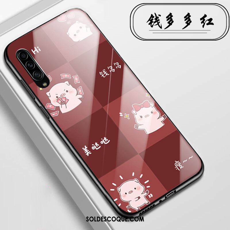 Coque Samsung Galaxy A90 5g Rose Protection Dessin Animé Étoile Verre Soldes