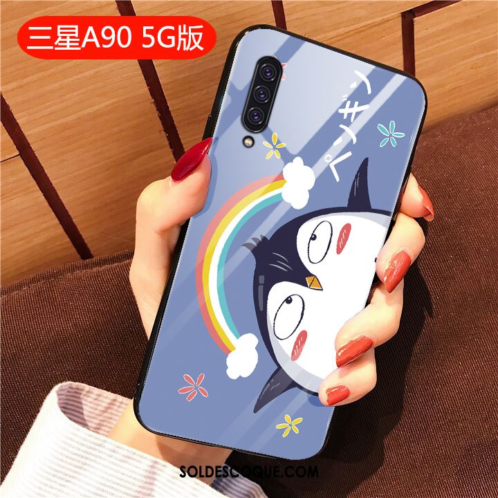 Coque Samsung Galaxy A90 5g Tout Compris Incassable Téléphone Portable Créatif Charmant Pas Cher