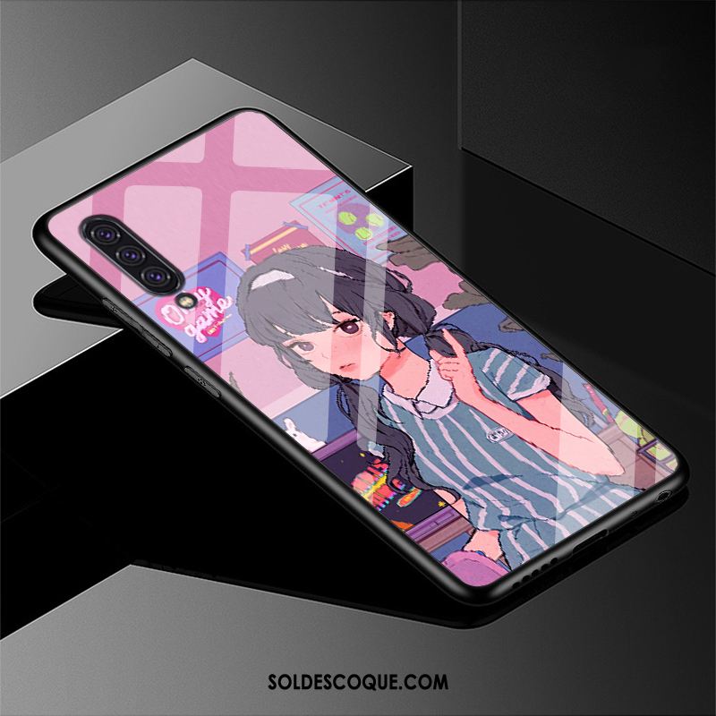 Coque Samsung Galaxy A90 5g Étoile Dessin Animé Charmant Violet Protection Soldes