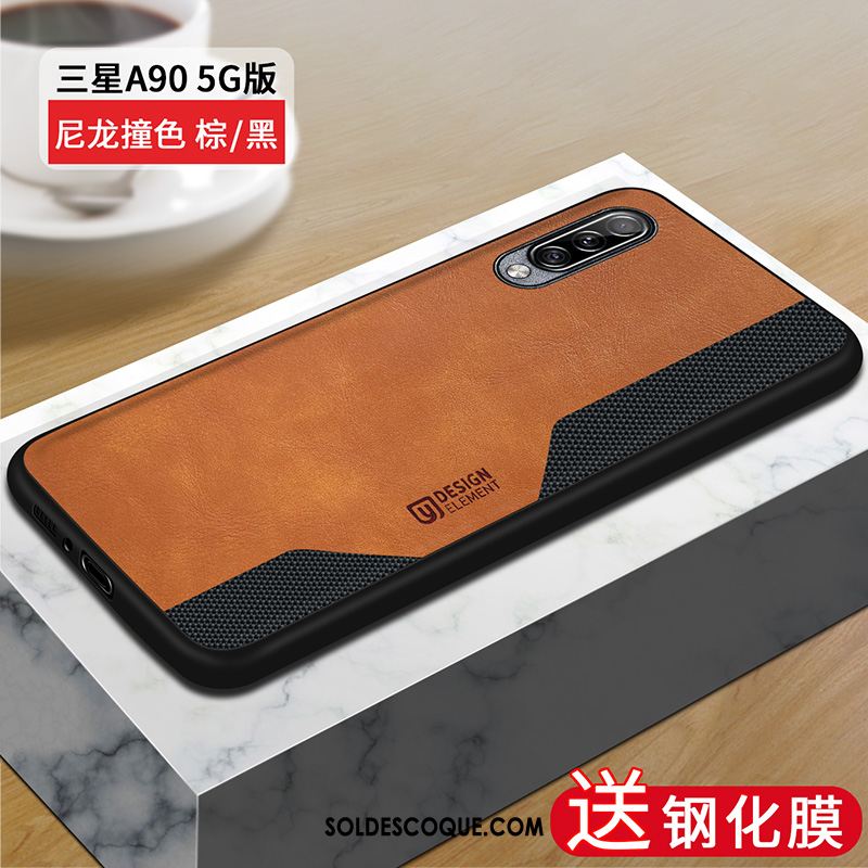 Coque Samsung Galaxy A90 5g Étoile Tout Compris Incassable Étui Rouge Soldes