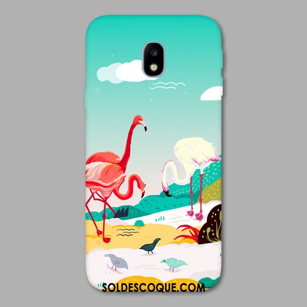 Coque Samsung Galaxy J3 2017 Bleu Étoile Gaufrage Difficile Tout Compris Pas Cher